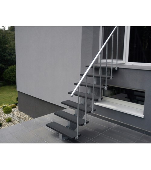 Escaliers Gardenstep - Hauteur à franchir 126cm à 154cm, Lx83 cm
