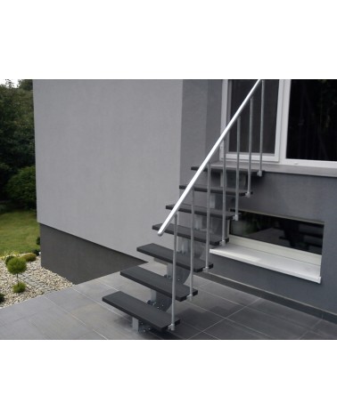 Escaliers Gardenstep - Hauteur à franchir 126cm à 154cm, Lx83 cm