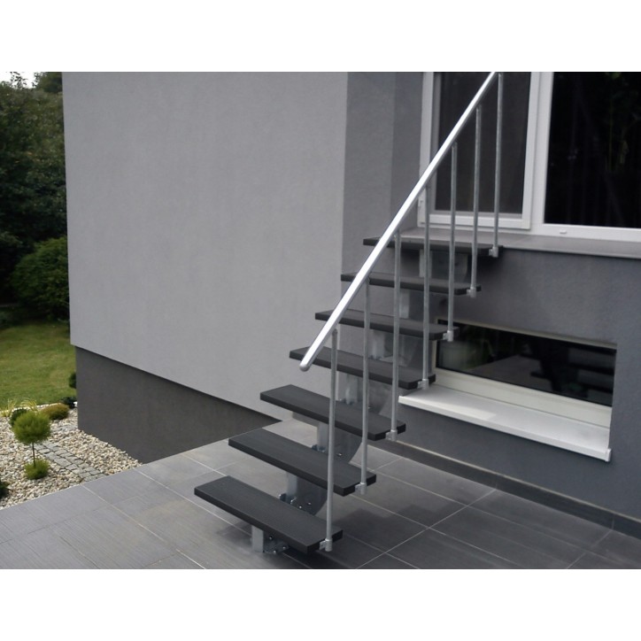 Escaliers Gardenstep - Hauteur à franchir 126cm à 154cm, Lx83 cm