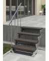 Escaliers Gardentop - Hauteur à franchir 180cm à 220cm, Lx80 cm, Hx220cm