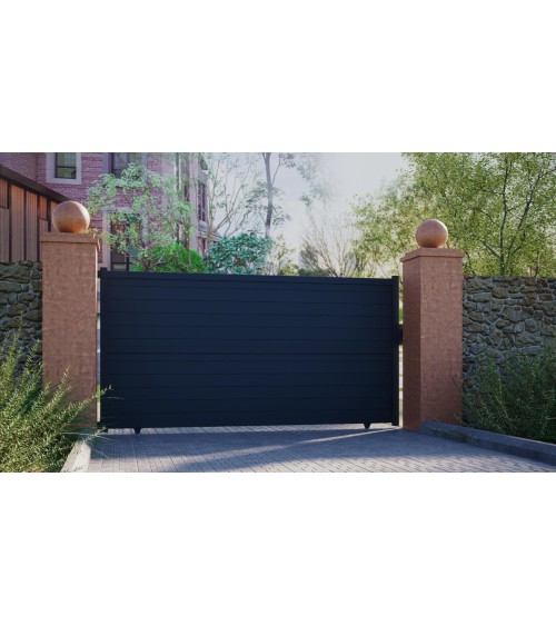 Portail Léandro 170x300cm ? 2 vantaux en aluminium