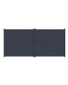 Portail Léandro 170x300cm ? 2 vantaux en aluminium
