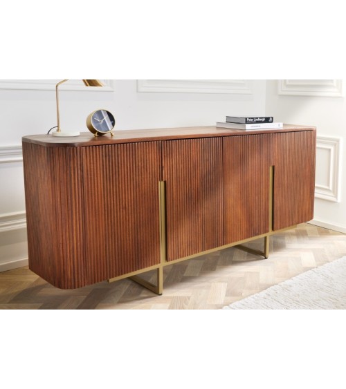 Buffet LINE II en bois massif de manguier