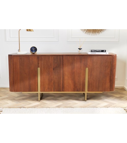 Buffet LINE II en bois massif de manguier
