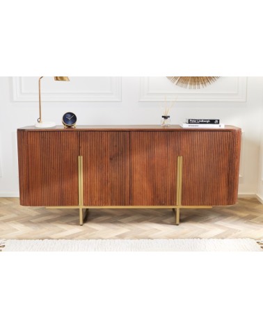 Buffet LINE II en bois massif de manguier