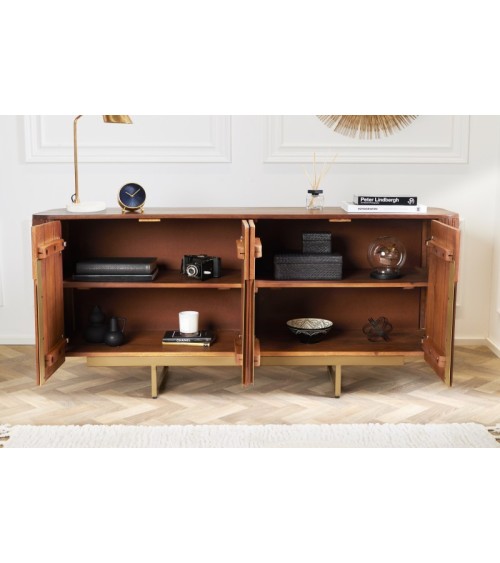 Buffet LINE II en bois massif de manguier