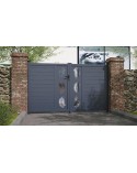 Portail Zoé 170x300cm ? 2 vantaux en aluminium