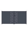 Portail Adam 140x300cm ? 2 vantaux en aluminium
