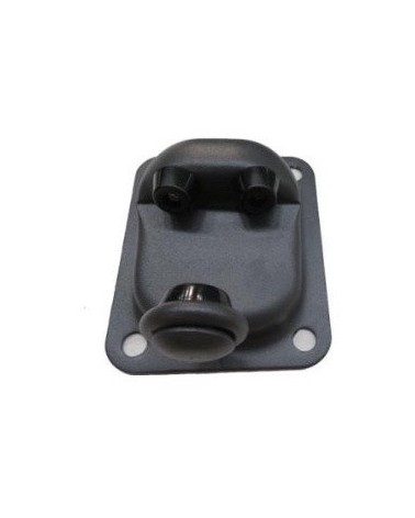 Portail Jade 150x300/350 cm en aluminium à deux vantaux, avec 2 poteaux