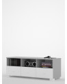 Meuble TV GRAFFITI ART, 150 cm  blanc