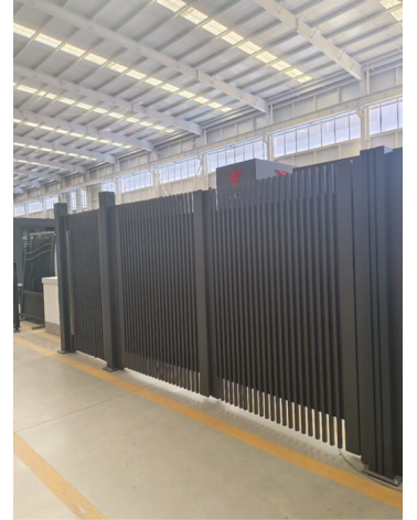 Portail Jules III 200 x 350cm ? 2 vantaux et portillon intégré alu