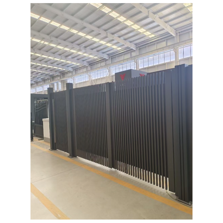 Portail Jules III 200 x 350cm ? 2 vantaux et portillon intégré alu