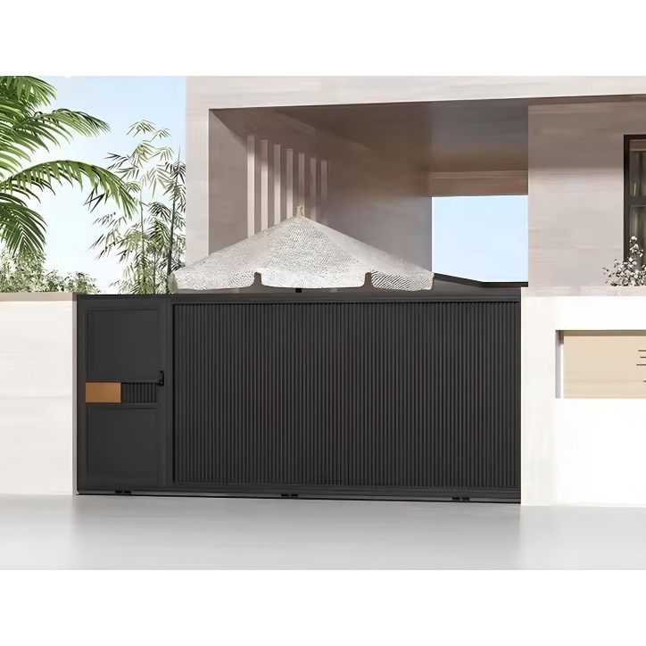 Portail coulissant Cristina - 170x300cm avec portillon intégré