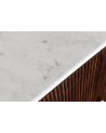 Buffet LINEA en bois massif de manguier + marbre