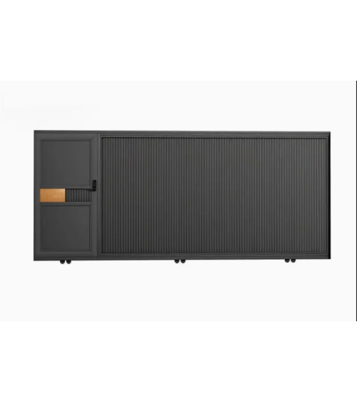 Portail coulissant Cristina - 170x300cm avec portillon intégré