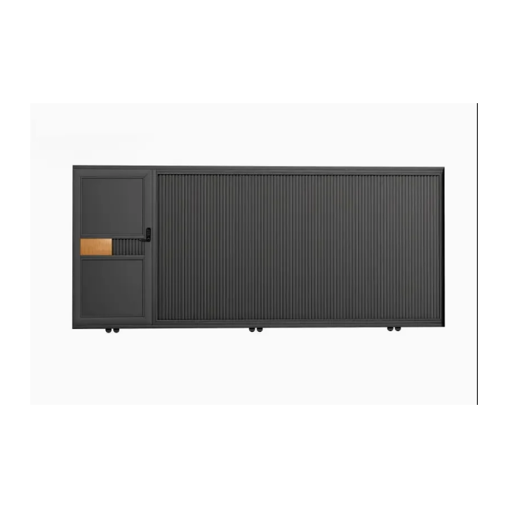 Portail coulissant Cristina - 170x300cm avec portillon intégré