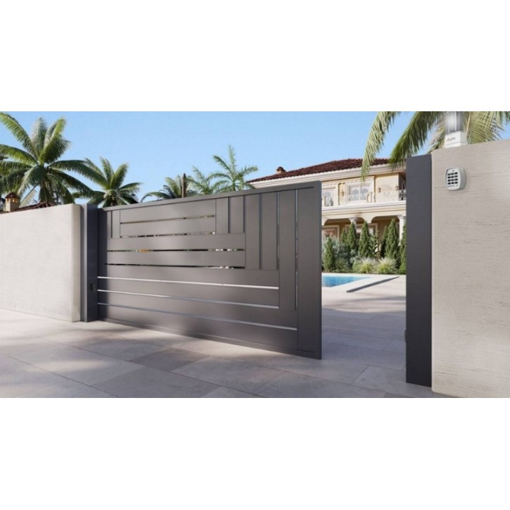 Portail coulissant Orlando - 160x350cm en aluminium