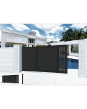 Portail coulissant Pragua - 160x350cm en aluminium