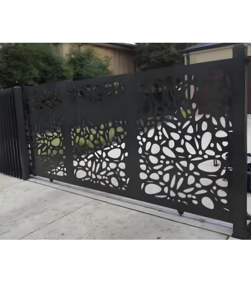 Portail coulissant Florine - 300x160cm en aluminuim