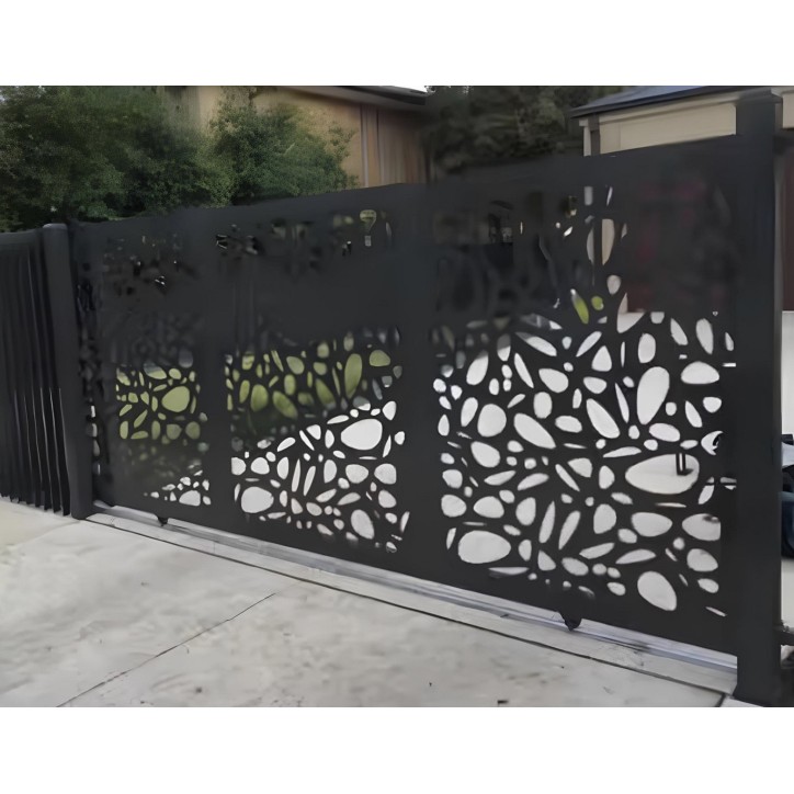 Portail coulissant Florine - 300x160cm en aluminuim