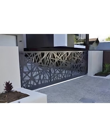 Portail coulissant Jerome 300x160 cm en aluminium