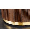 Buffet LINEA en bois massif de manguier + marbre
