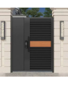 Portillon Romain 140x170cm Alu avec panneau latéral