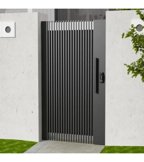 Portillon Xavier 100x160cm Alu avec panneau latéral