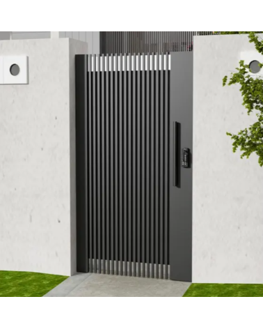 Portillon Xavier 100x160cm Alu avec panneau latéral