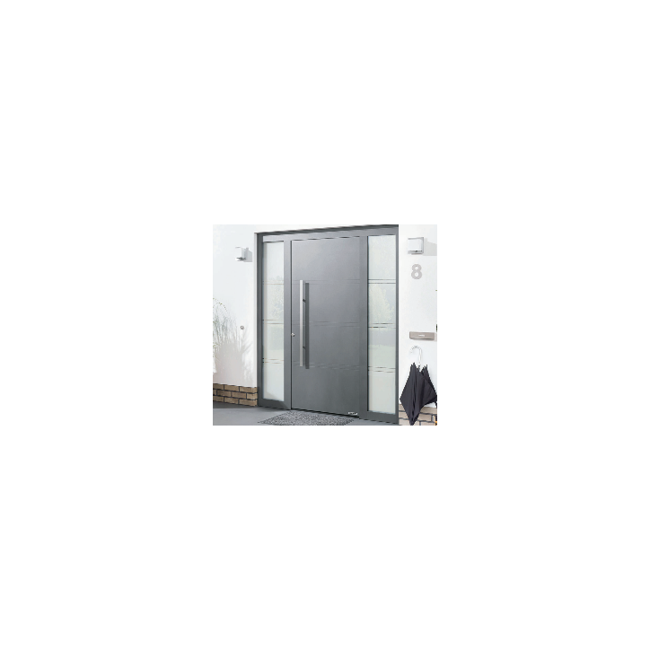 Porte d'entrée premium Cologne avec bâton de maréchal 210X160cm Porte d'entrée premium Cologne avec bâton de maréchal 210X160cm