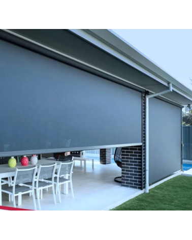 Store extérieur éléctrique Florian 370 X 236 cm cadre aluminium