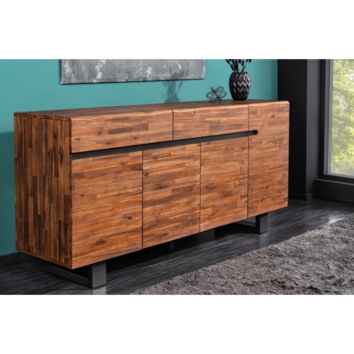 Buffet STRATA en bois d'acacia