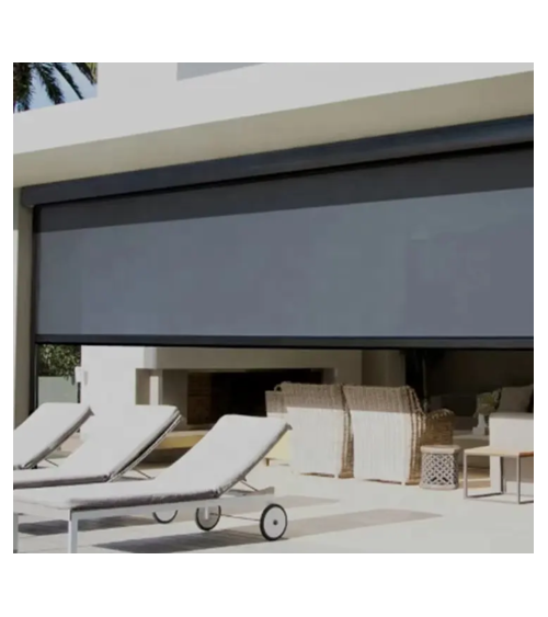 Store extérieur éléctrique Florian 370 X 236 cm cadre aluminium