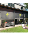 Store extérieur éléctrique Florian 370 X 236 cm cadre aluminium