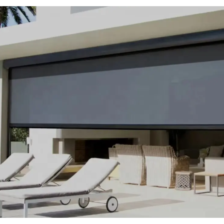 Store extérieur éléctrique Florian 370 X 236 cm cadre aluminium