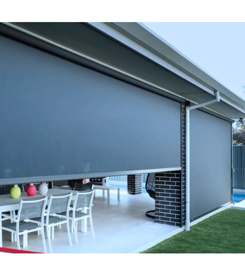 Store extérieur éléctrique Florian 370 X 236 cm cadre aluminium