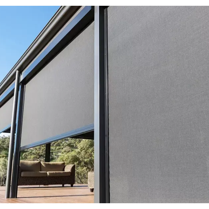 Store extérieur éléctrique Florian 370 X 236 cm cadre aluminium