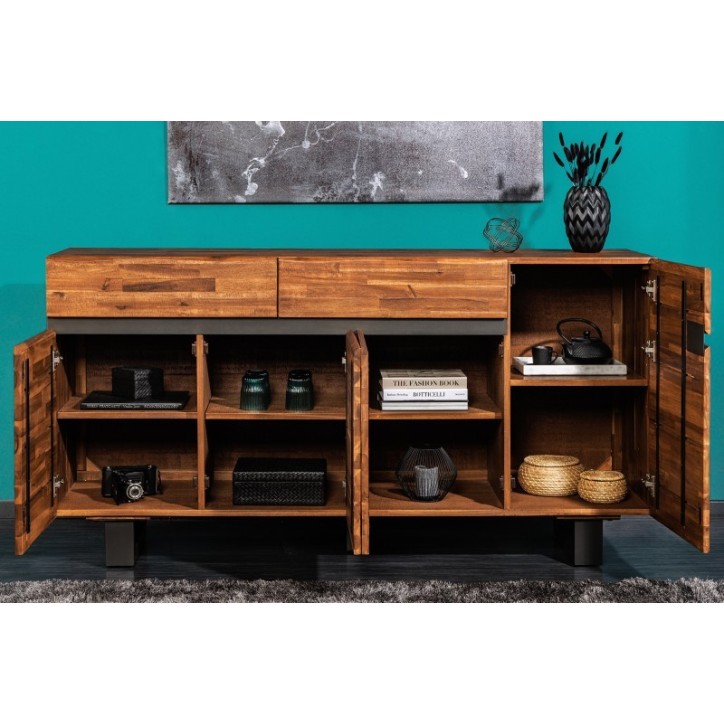 Buffet STRATA en bois d'acacia
