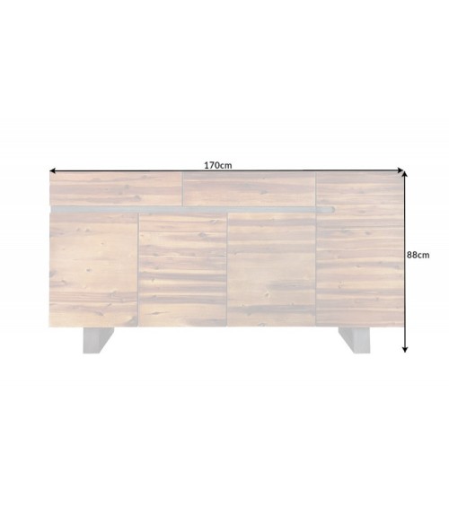 Buffet STRATA en bois d'acacia