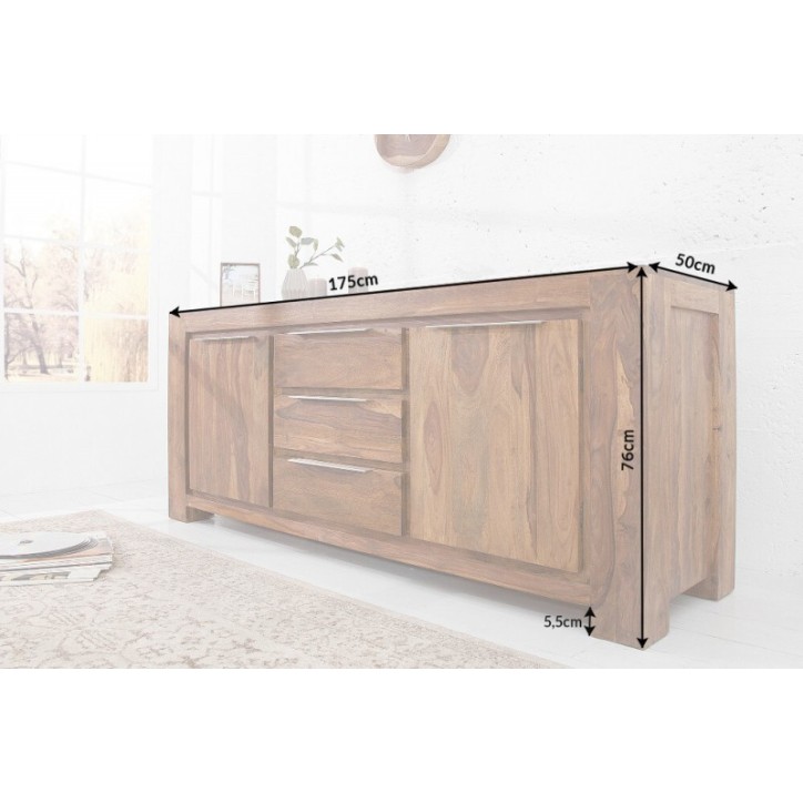 Buffet RUSTICO en bois massif de Seesham