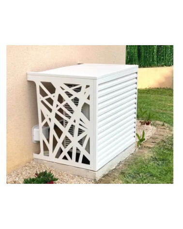 Cache climatiseur alu 100x85X60 cm - Pauline