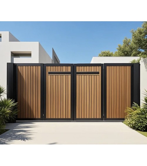 Portail pliant Tessy -  400x170cm