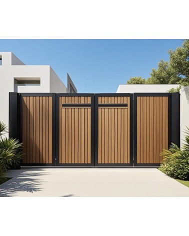 Portail pliant Tessy -  400x170cm