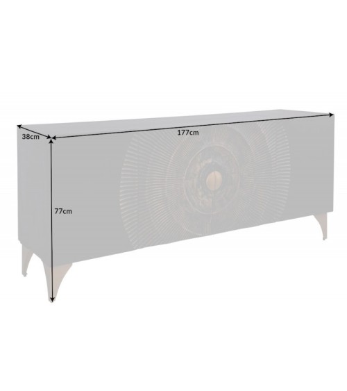 Buffet SUNNY bois massif de manguier 177 cm