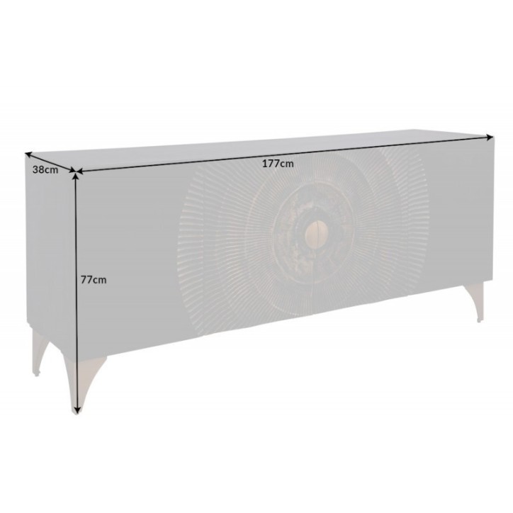 Buffet SUNNY bois massif de manguier 177 cm