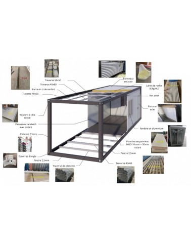 Container AB2 - 6x2,5m