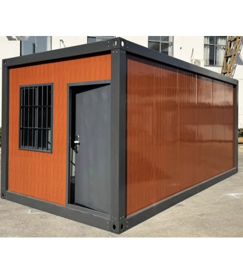 Container AB3 orange boisés - 6x2,5m