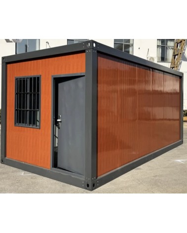 Container AB3 orange boisés - 6x2,5m