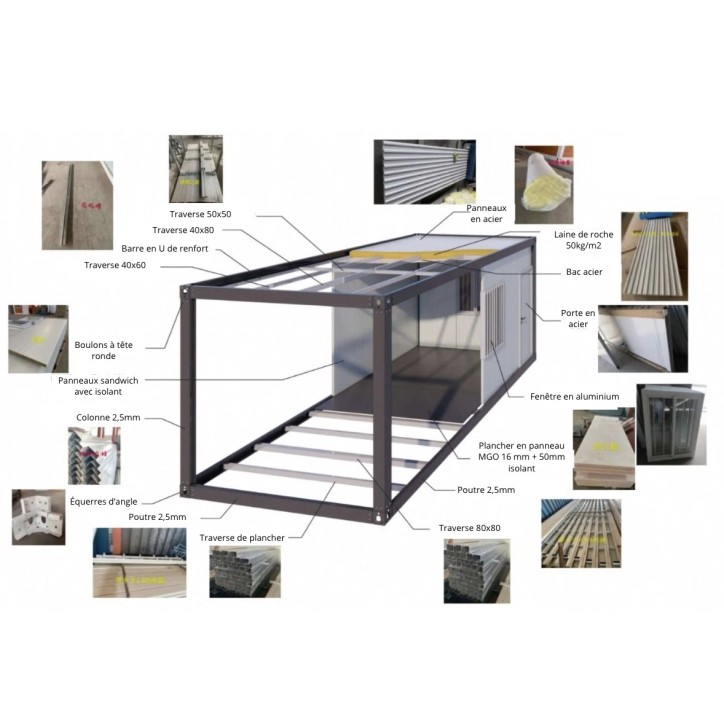 Container AB10 - 6x2,5m
