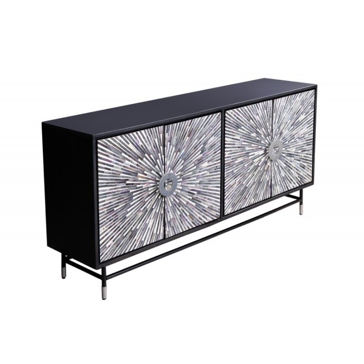 Buffet ESTRELLA en bois et os de buffle